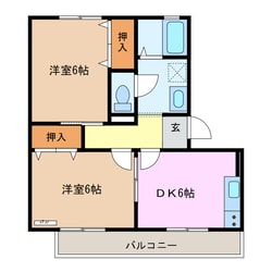 伊勢松本駅 徒歩12分 3階の物件間取画像